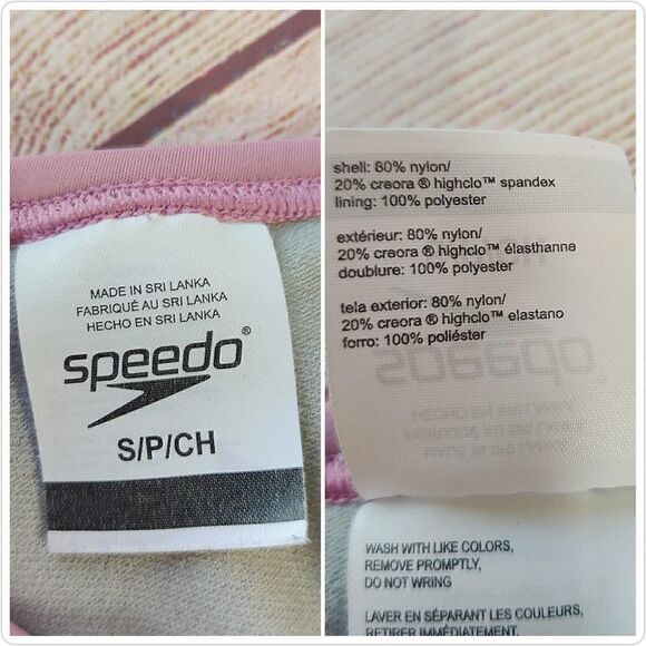 Speedo Keyhole Bikini Swim Top Style 7723973 sz S - Picture 12 of 12